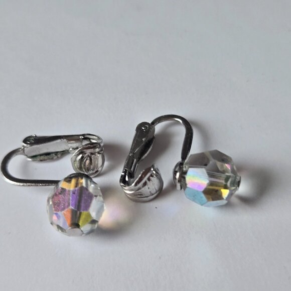 Vintage D'Orlan Swarovski Crystal Necklace & Clip On Earrings - Picture 5 of 7